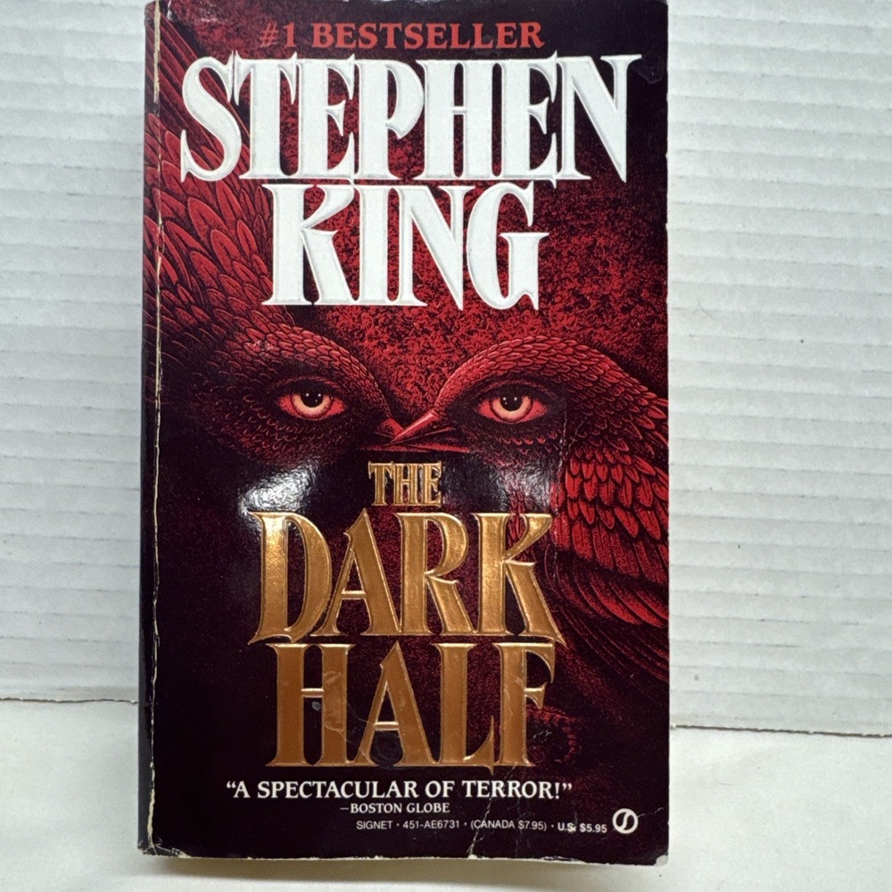 The Dark Half Stephen King 1st Edition Signet Paperback 1990 Horror Novel